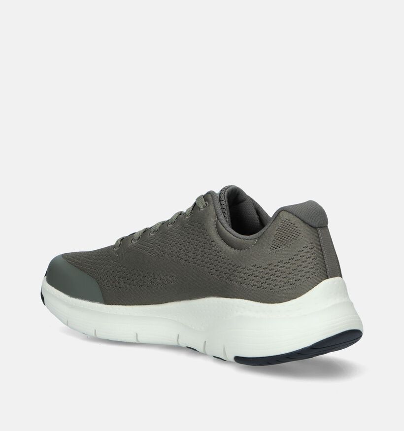 Skechers Arch Fit Olijfgroene Sneakers voor heren (340806) - geschikt voor steunzolen