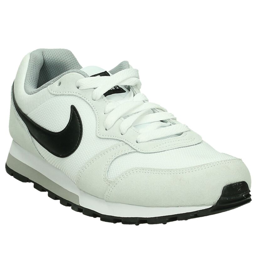 Rode Sneakers Nike MD Runner2 in daim (200134)