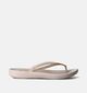 FitFlop Iqushion Sparkle Tongs en Beige pour femmes (353677)