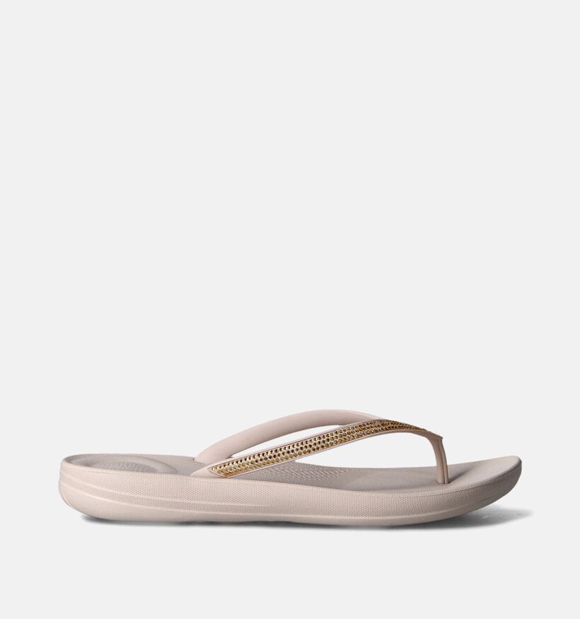 FitFlop Iqushion Sparkle Beige Teenslippers voor dames (353677)