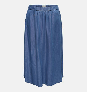 ONLY Carmakoma Rokken Blauw