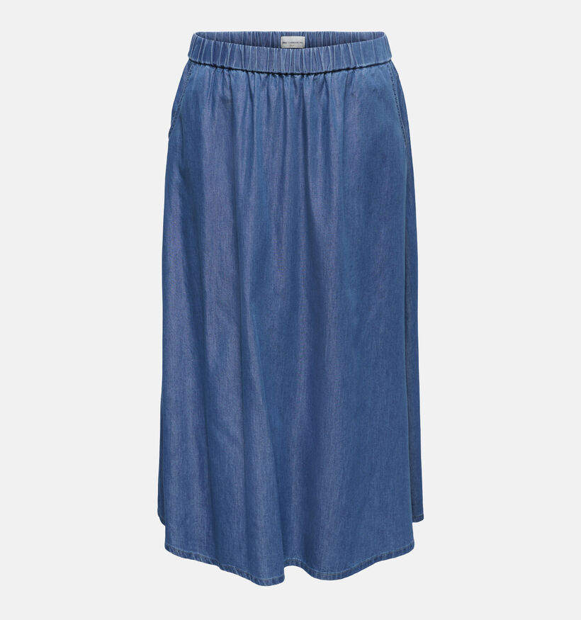 ONLY Carmakoma Bea Blauwe Midi-Rok voor dames (378396)