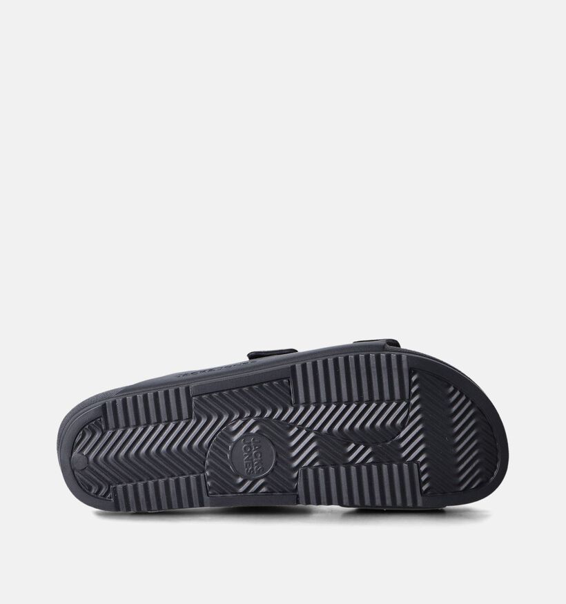 Jack & Jones Croxton Moulded Sandal Slippers Zwart voor heren (352836)