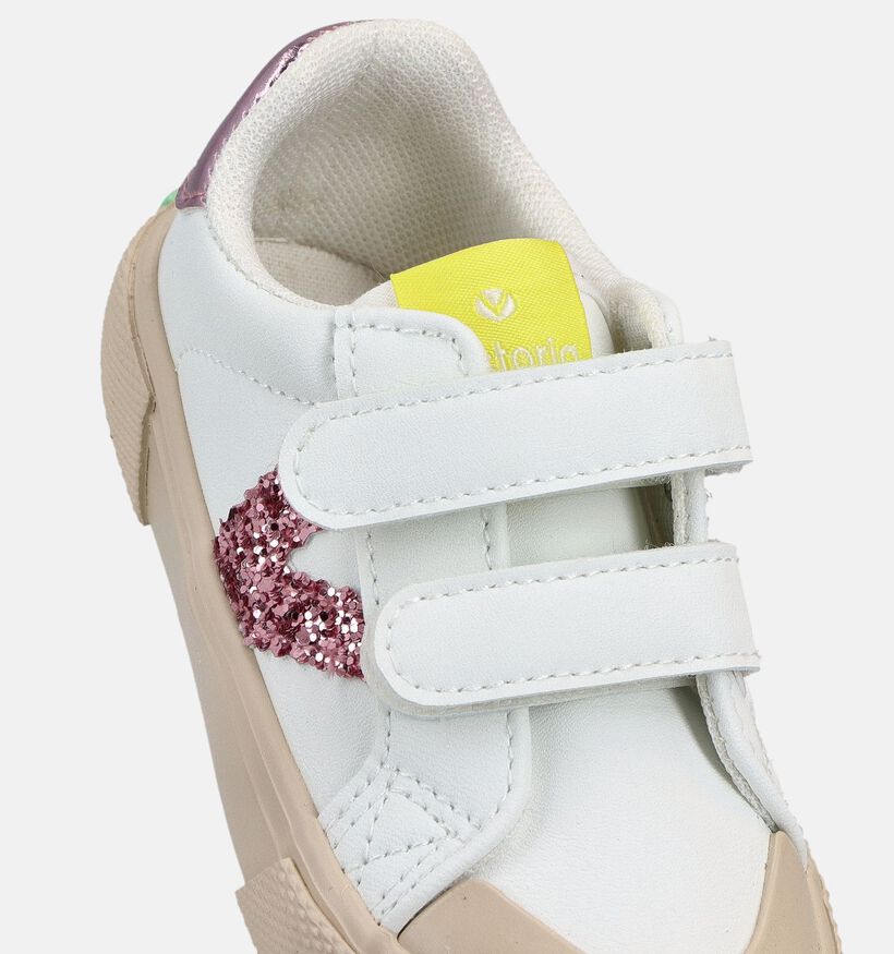 Victoria Witte Lage Sneakers voor meisjes (370996) - geschikt voor steunzolen