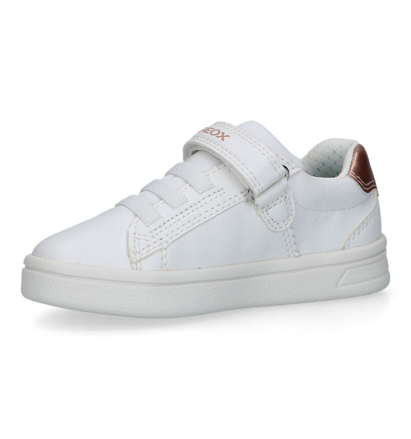 Geox Djrock Witte Sneakers voor meisjes (330114) - geschikt voor steunzolen