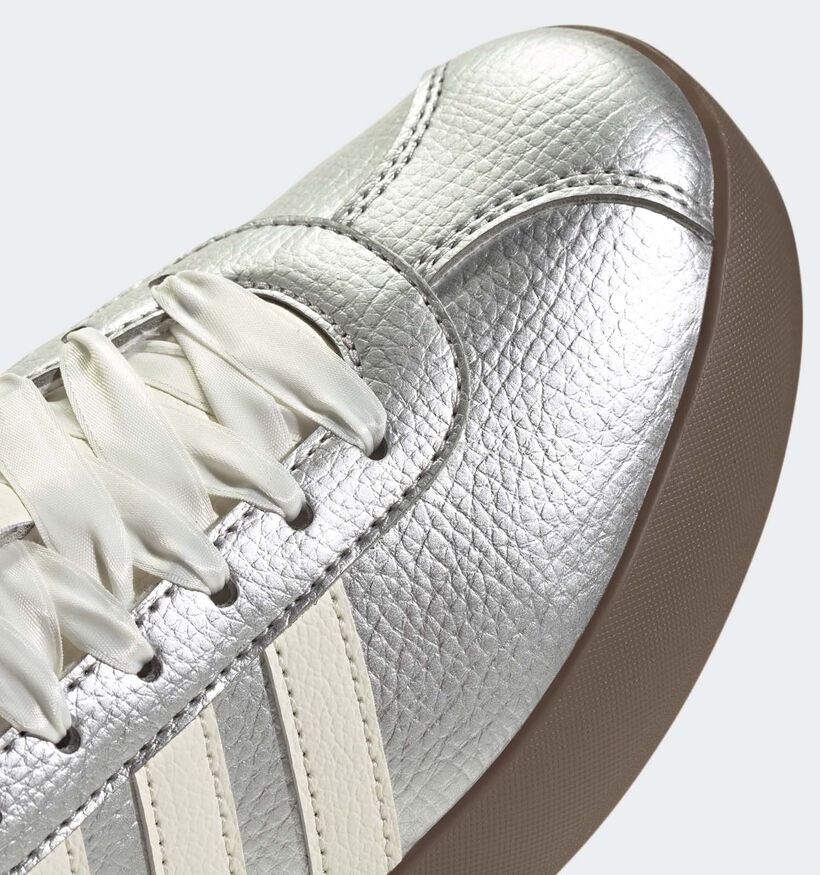 adidas VL Court 3.0 Zilveren Sneakers voor dames (357644) - geschikt voor steunzolen