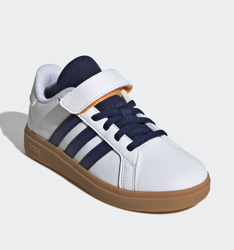 adidas Grand Court 2.0 Witte Sneakers voor jongens, meisjes (357097) - geschikt voor steunzolen