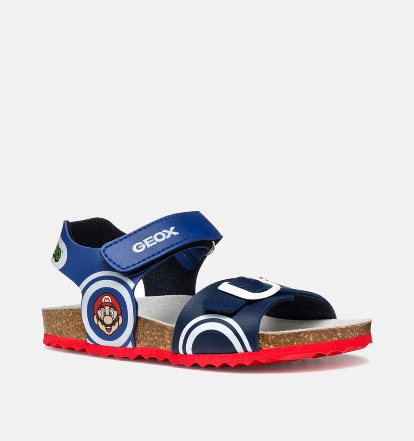 Geox Ghita Super Mario Sandales en Bleu pour garçons (356389)