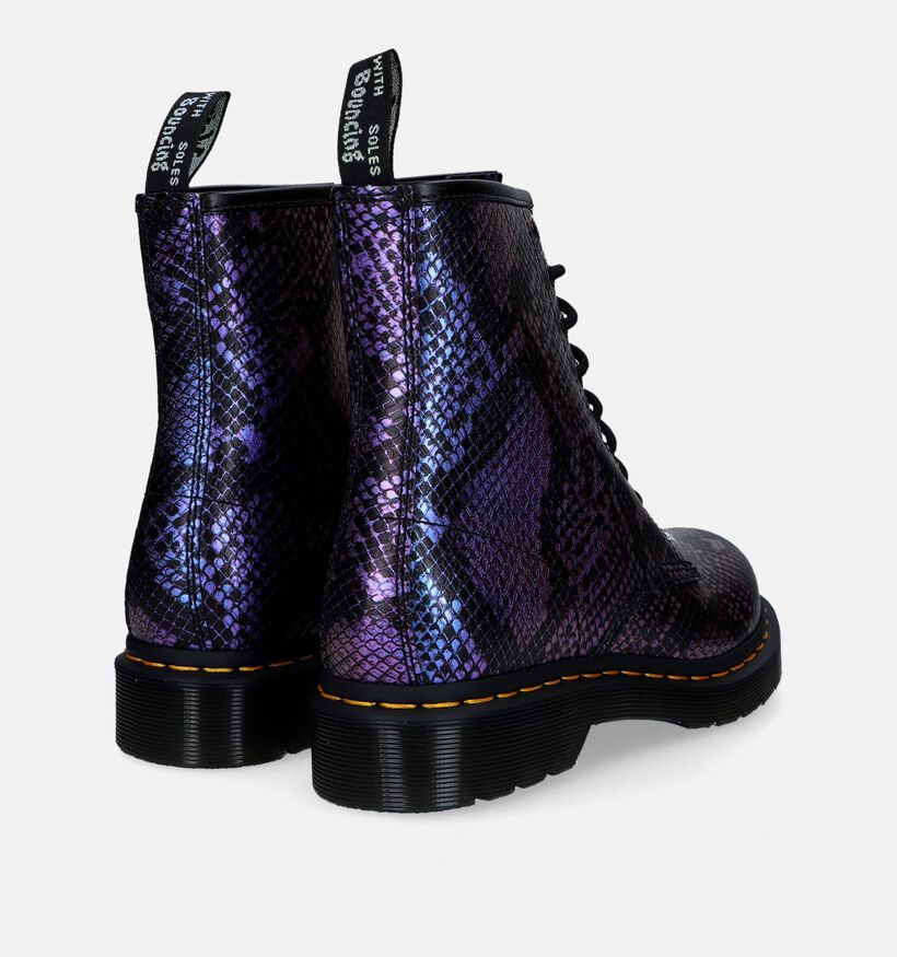 Dr. Martens 1460 Paarse Bottines voor dames (327798) - geschikt voor steunzolen