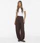 Vila Leora Donkerbruine Barrel Broek voor dames (379748)