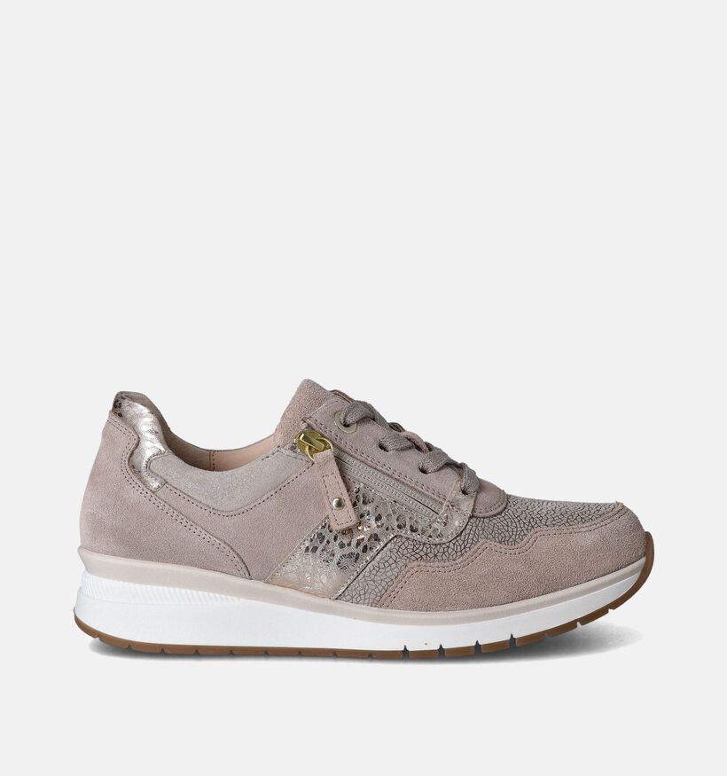 Gabor OptiFit Beige Sneakers voor dames (352068) - geschikt voor steunzolen