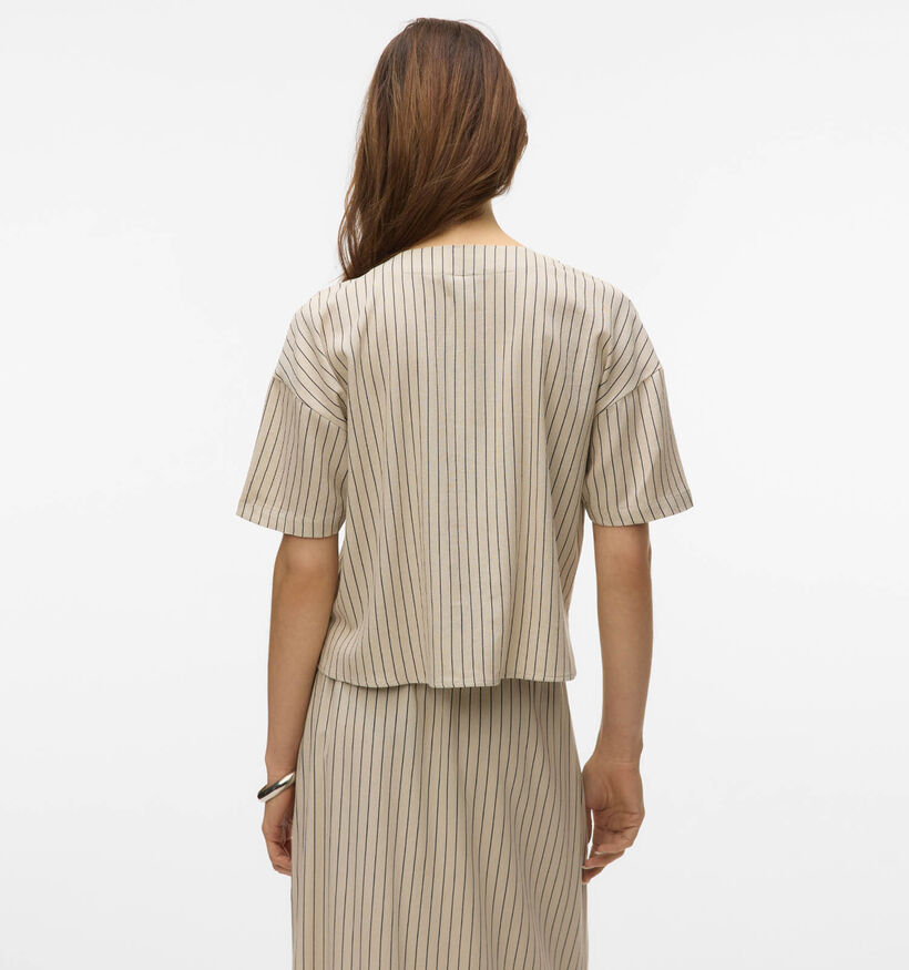 Vero Moda Mymilo Lichtbeige Blouse voor dames (367176)
