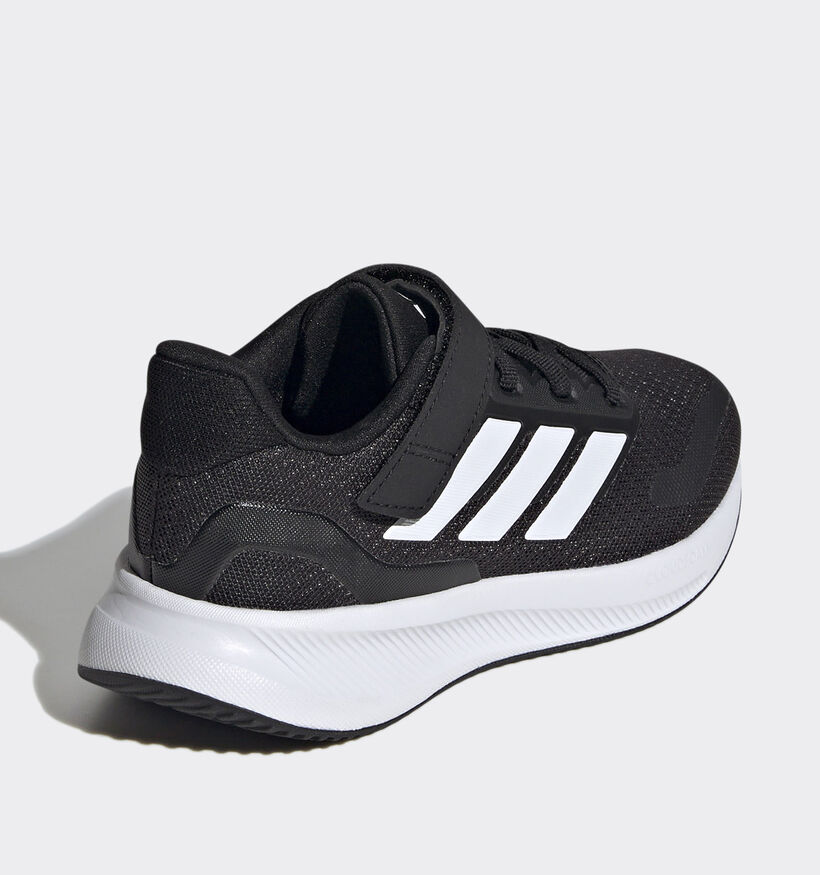 adidas Runfalcon 5 Zwarte Sneakers voor jongens, meisjes (357029) - geschikt voor steunzolen