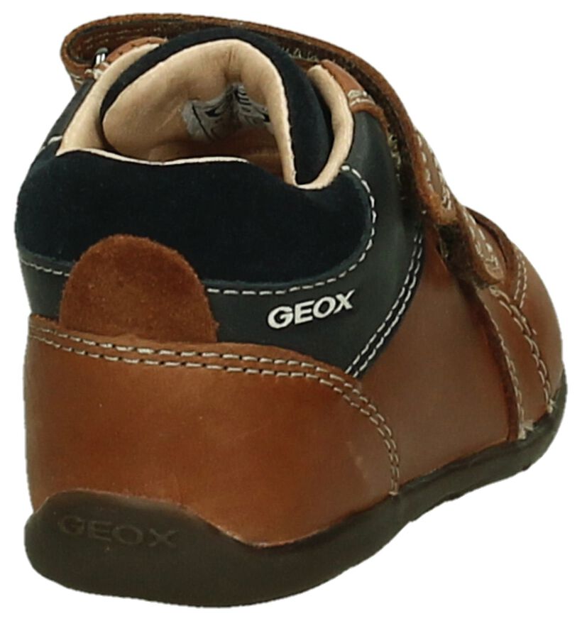 Geox Cognac Babyschoentje met Velcro, , pdp