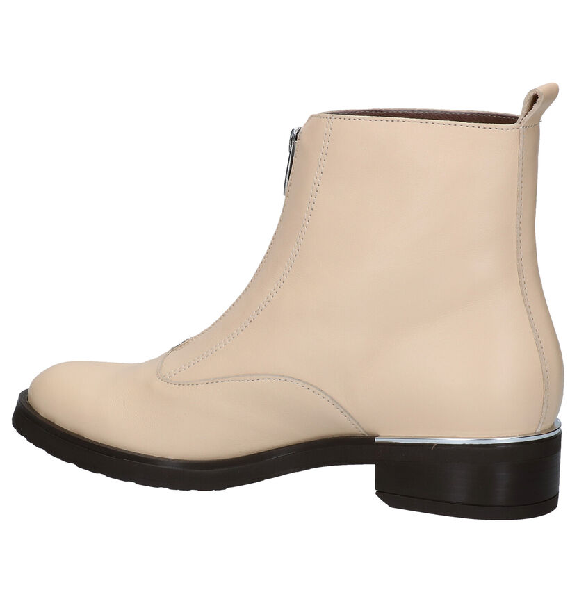 Wonders Bottes en Ecru en cuir (298917)
