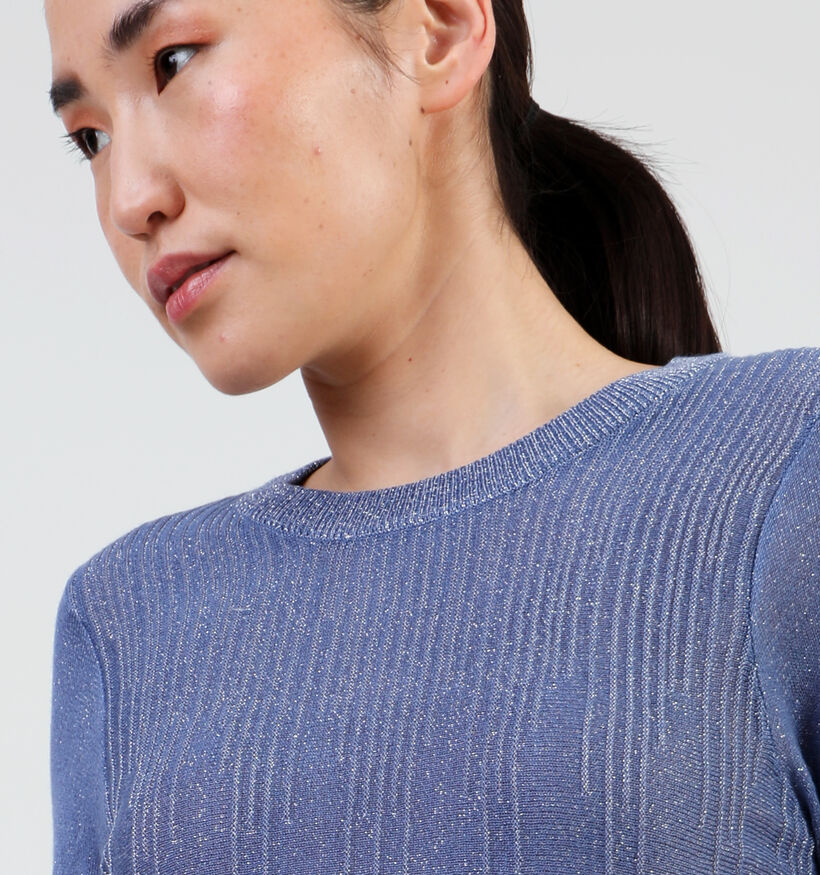 Vila Vian Blauwe T-shirt voor dames (348753)