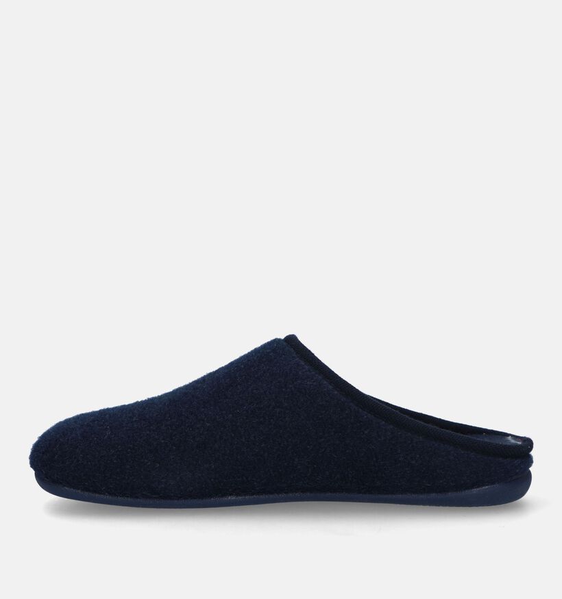 Hush Puppies Dibia Pantoufles en Bleu pour hommes (330015) - pour semelles orthopédiques