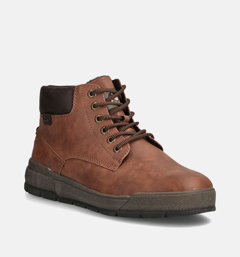 Relife Boots à lacets en Cognac pour hommes (363054)