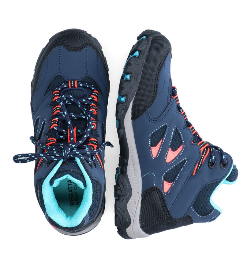 Regatta Holcombe Chaussures de randonnée en Bleu pour filles (313311) - pour semelles orthopédiques