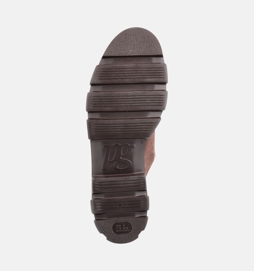 Paul Green Donkerbruine Mocassins voor dames (379776)