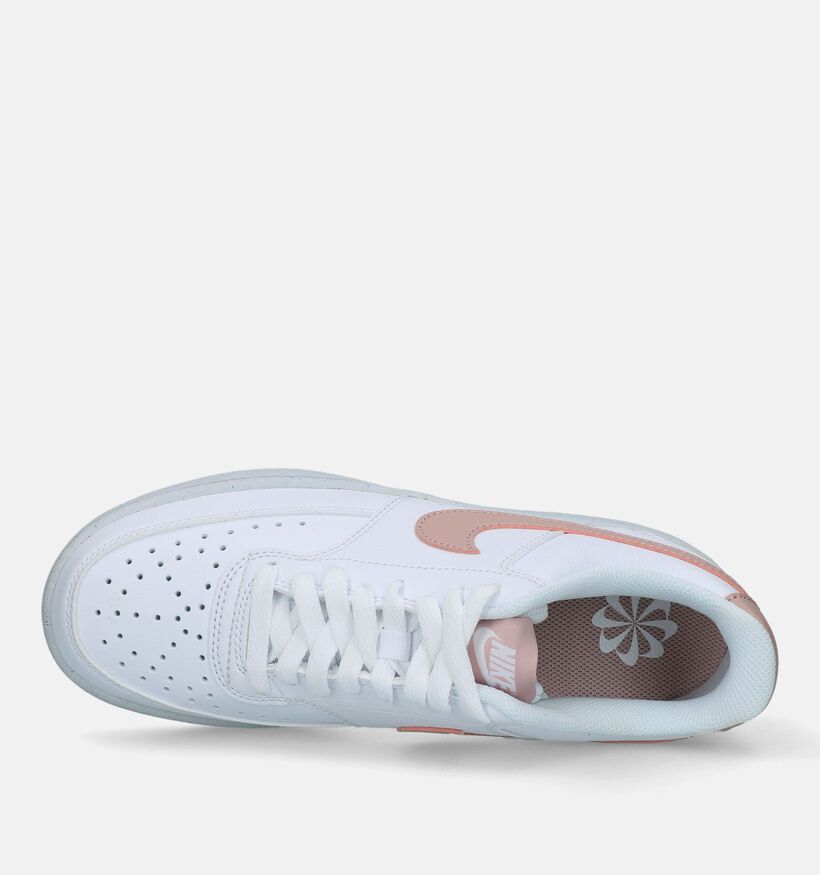 Nike Court Vision Baskets en Blanc pour femmes (324614)