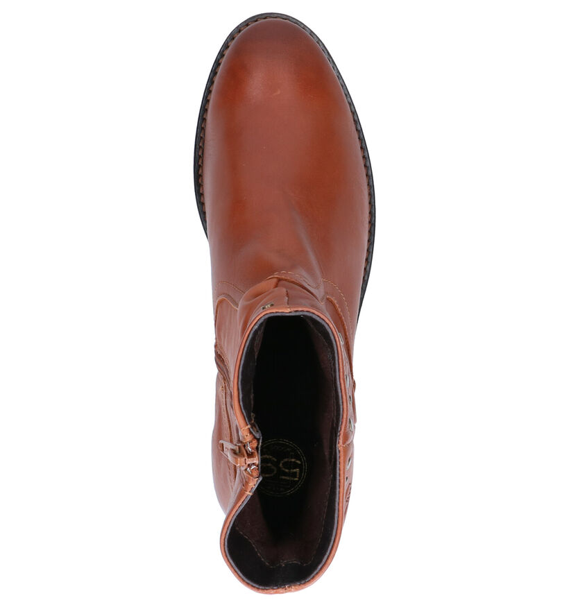 River Woods Stella Cognac Korte Laarzen in leer (260297)