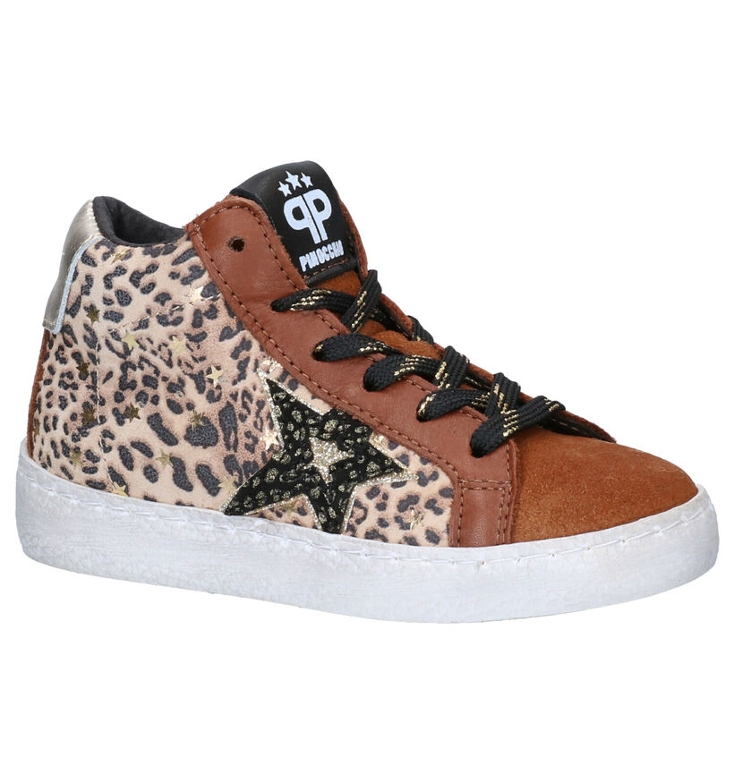 Pinocchio Chaussures hautes en Brun foncé en cuir (281638)