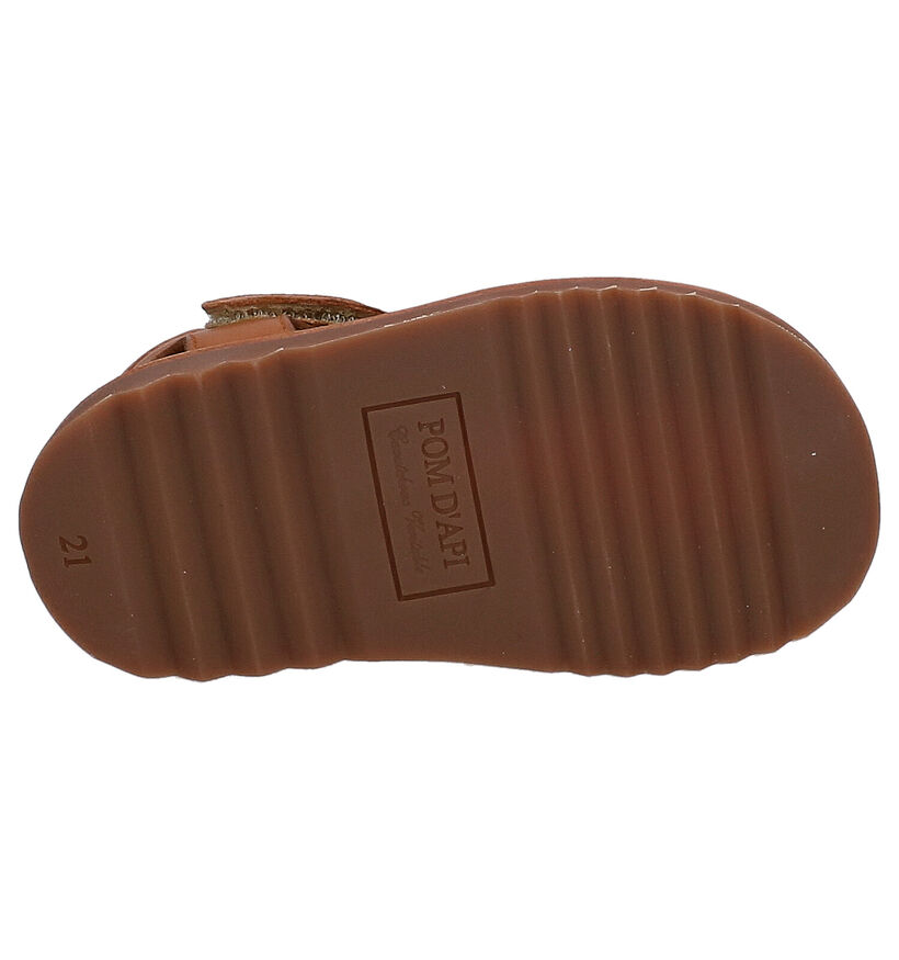 Pom d'Api Waff Papy Cognac Sandalen voor jongens (304805)