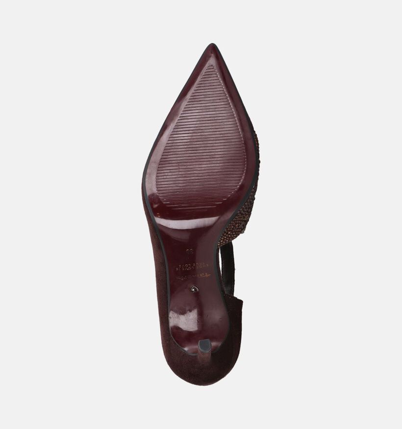 Tamaris Escarpins en Marron fonc&eacute; pour femmes (376645)