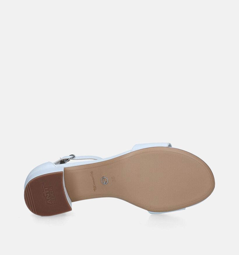 Tamaris Zwarte Sandalen met blokhak voor dames (355410)