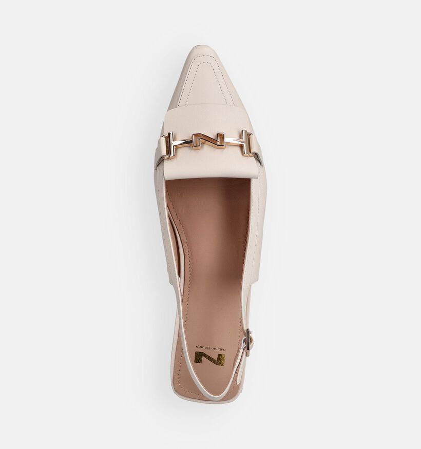 Nathan-Baume Ballerines en &Eacute;cru pour femmes (372237)