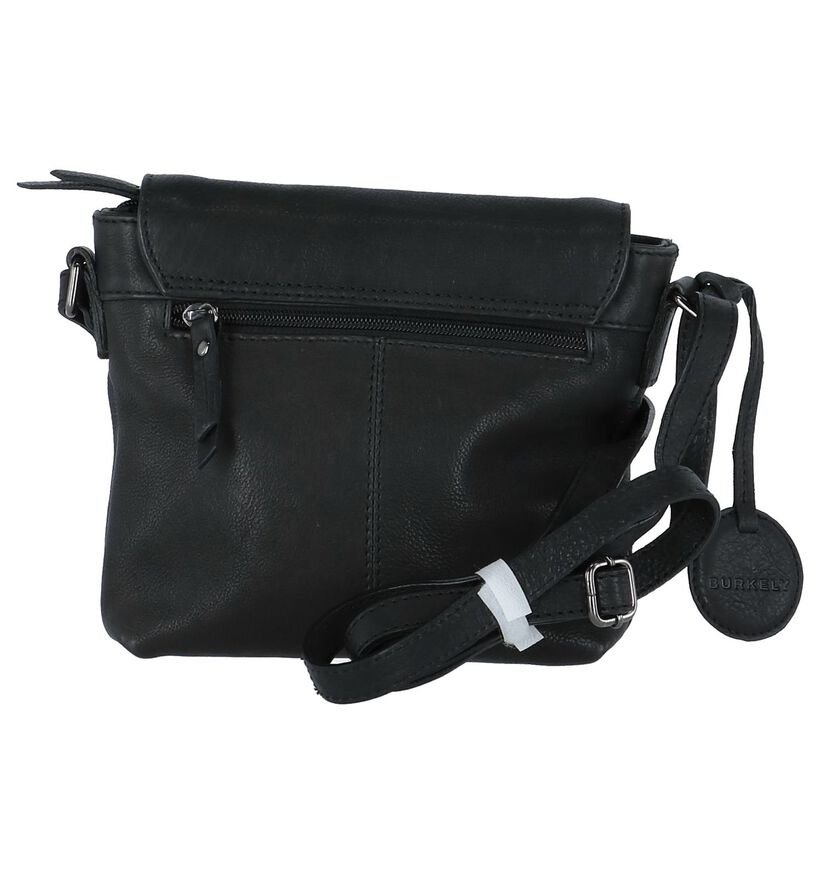 Burkely Ranger Zwarte Crossbody Tas in leer (292556)