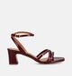 Pedro Miralles Bordeaux Sandalen op hak voor dames (373638)