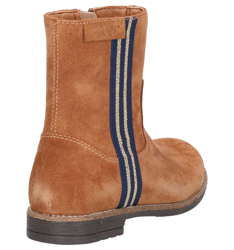 Milo & Mila Bottes basses en Naturel en nubuck (261298)