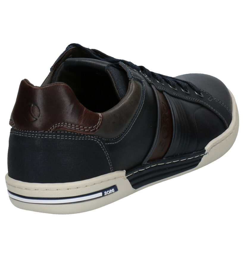 Björn Borg Coltrane Chaussures à lacets en Bleu en cuir (278577)