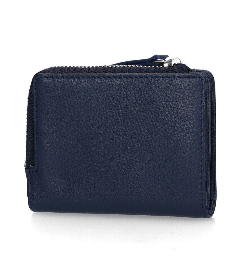 Euro-Leather Porte-carte en Bleu pour femmes (323432)