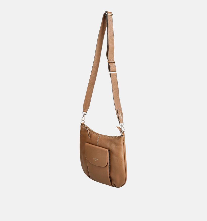 Crinkles Sac &agrave; bandouli&egrave;re en Marron pour femmes (381705)