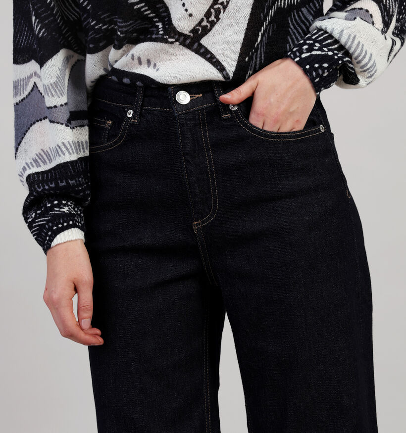 Vero Moda Tessa Donkerblauwe High rise Wide leg jeans L30 voor dames (361262)
