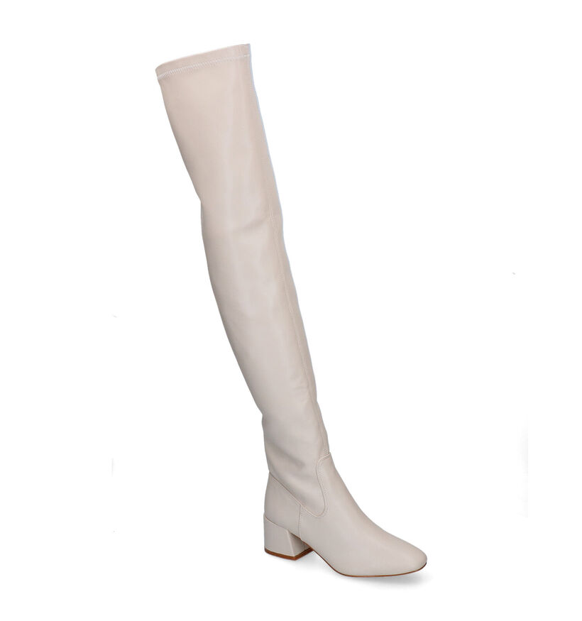 Vanessa Wu Beige Overknee Laarzen voor dames (303360)