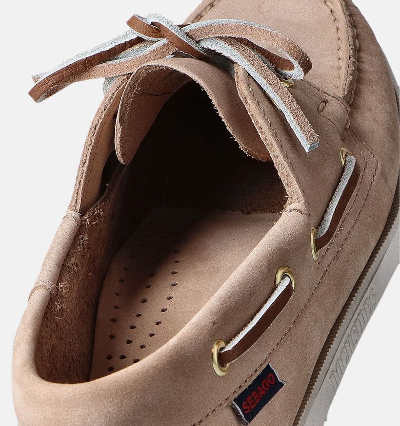 Sebago Portland Beige Bootschoenen voor dames (353691)