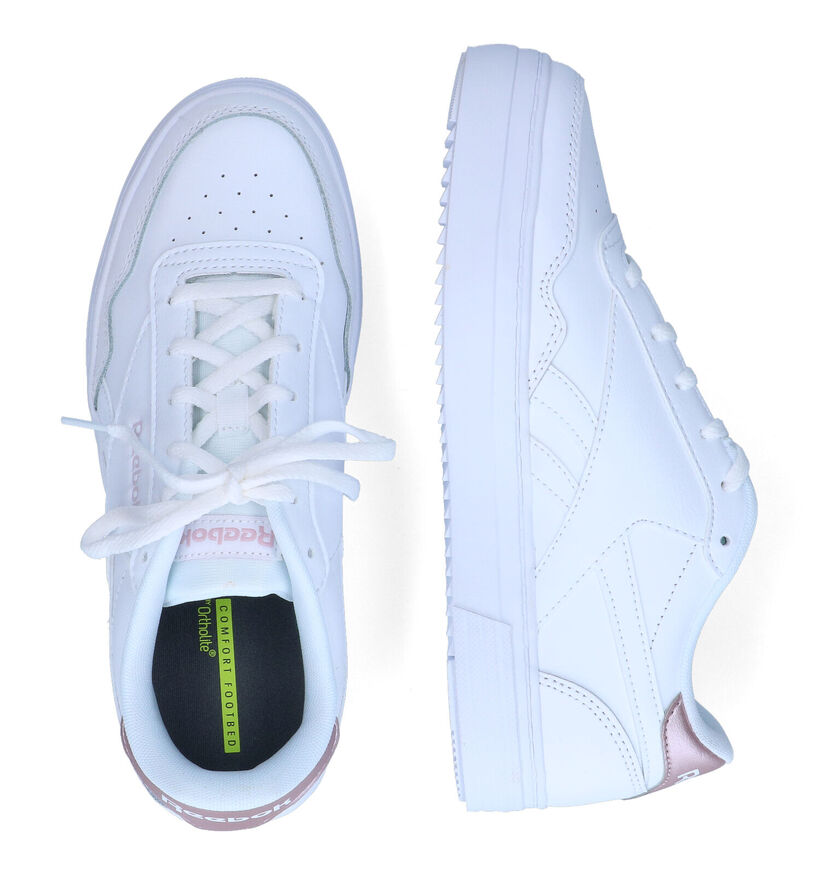 Reebok Royal Techque Baskets en Blanc en simili cuir (293480)