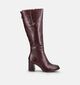 Tamaris Bordeaux Lange Laarzen voor dames (378953)