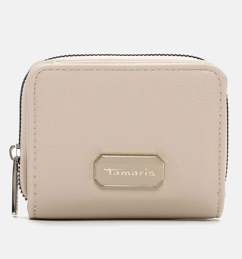 Tamaris Katharina Lichtbeige Ritsportemonnee voor dames (371363)