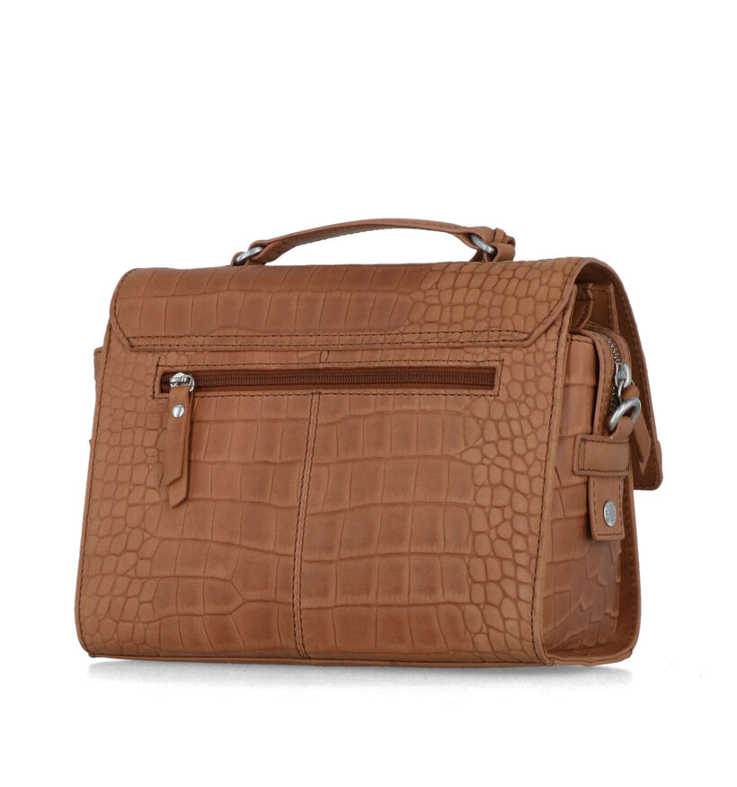 Burkely Casual Cayla Cognac Handtas in leer (321649)