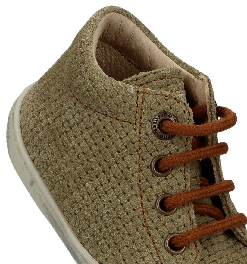 Naturino Cocoon Suede Woven Chaussures pour bébé en Bleu pour filles, garçons (339050)