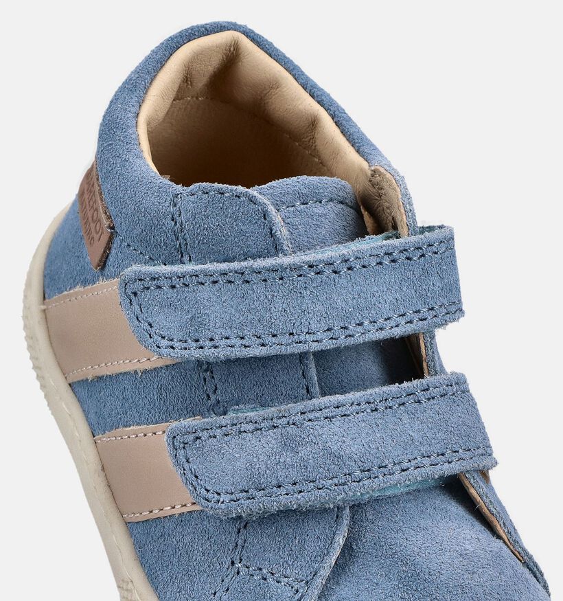 Naturino Barefoot Sabby VL Blauwe Babyschoenen voor meisjes, jongens (371609) - geschikt voor steunzolen