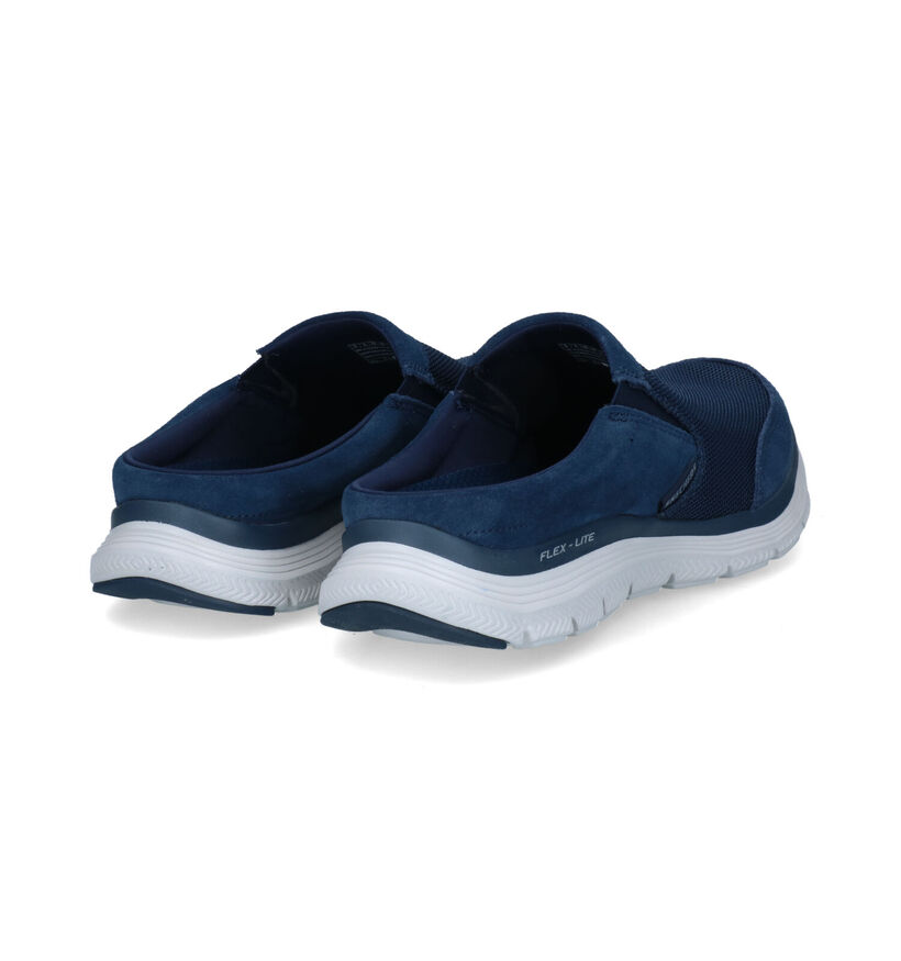 Skechers Flex Advantage Grijze Instappers in stof (305381)