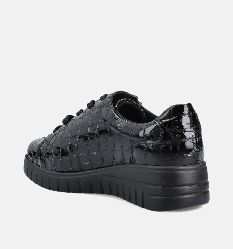 Solemade Kisla Zwarte Lakschoenen voor dames (364131) - geschikt voor steunzolen