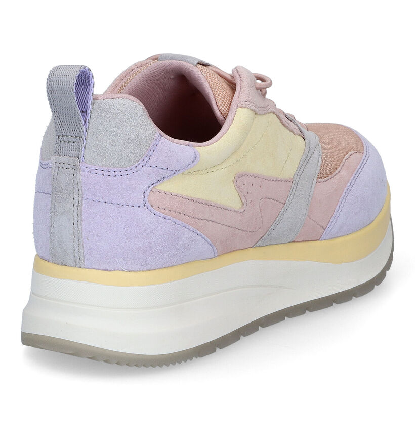 Tamaris Roze Sneakers in stof (306340)