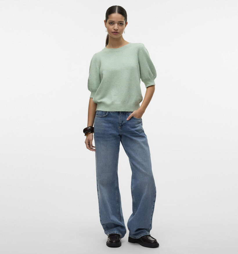 Vero Moda Doffy Groene Gebreide trui voor dames (352211)